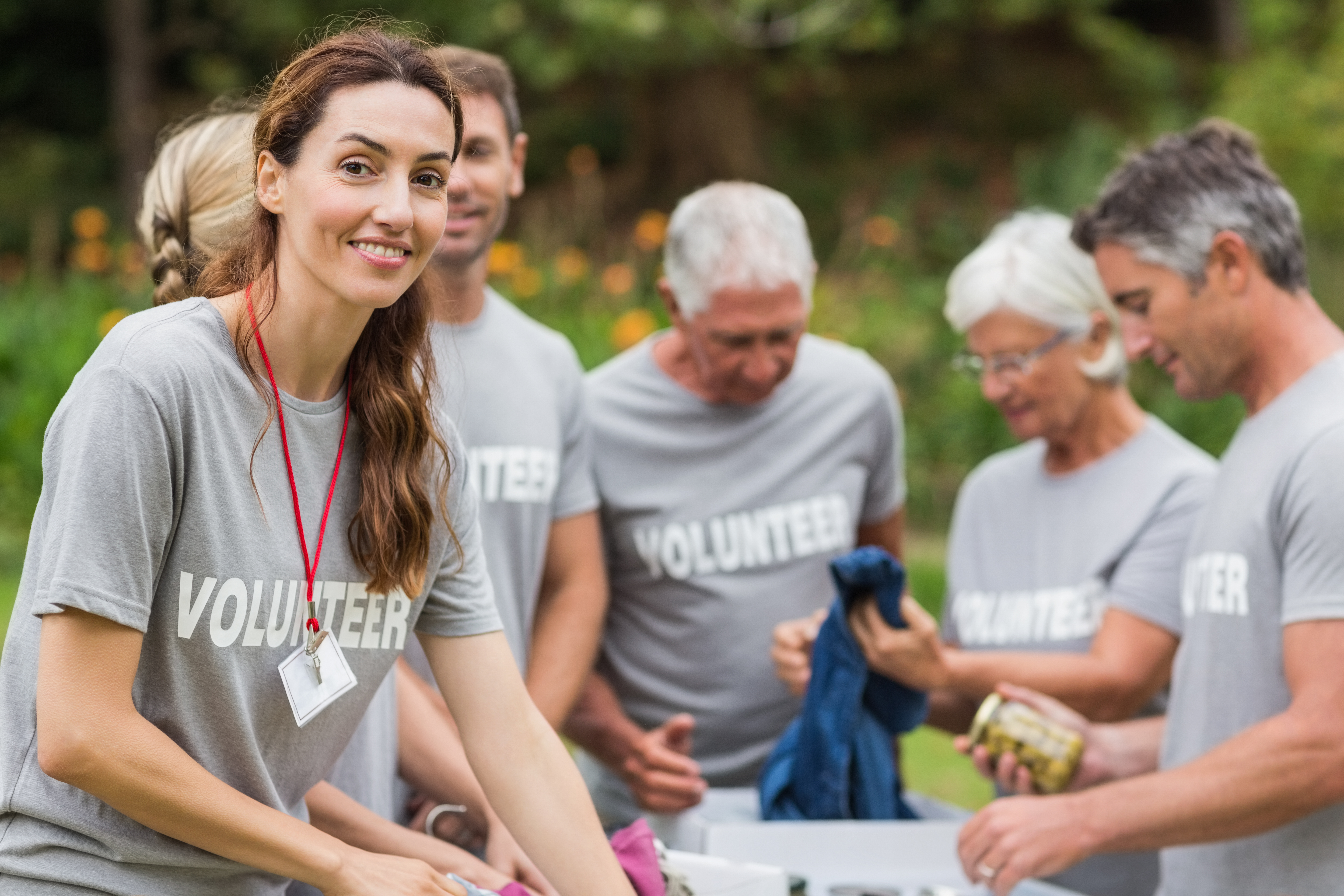 Group of volunteers 